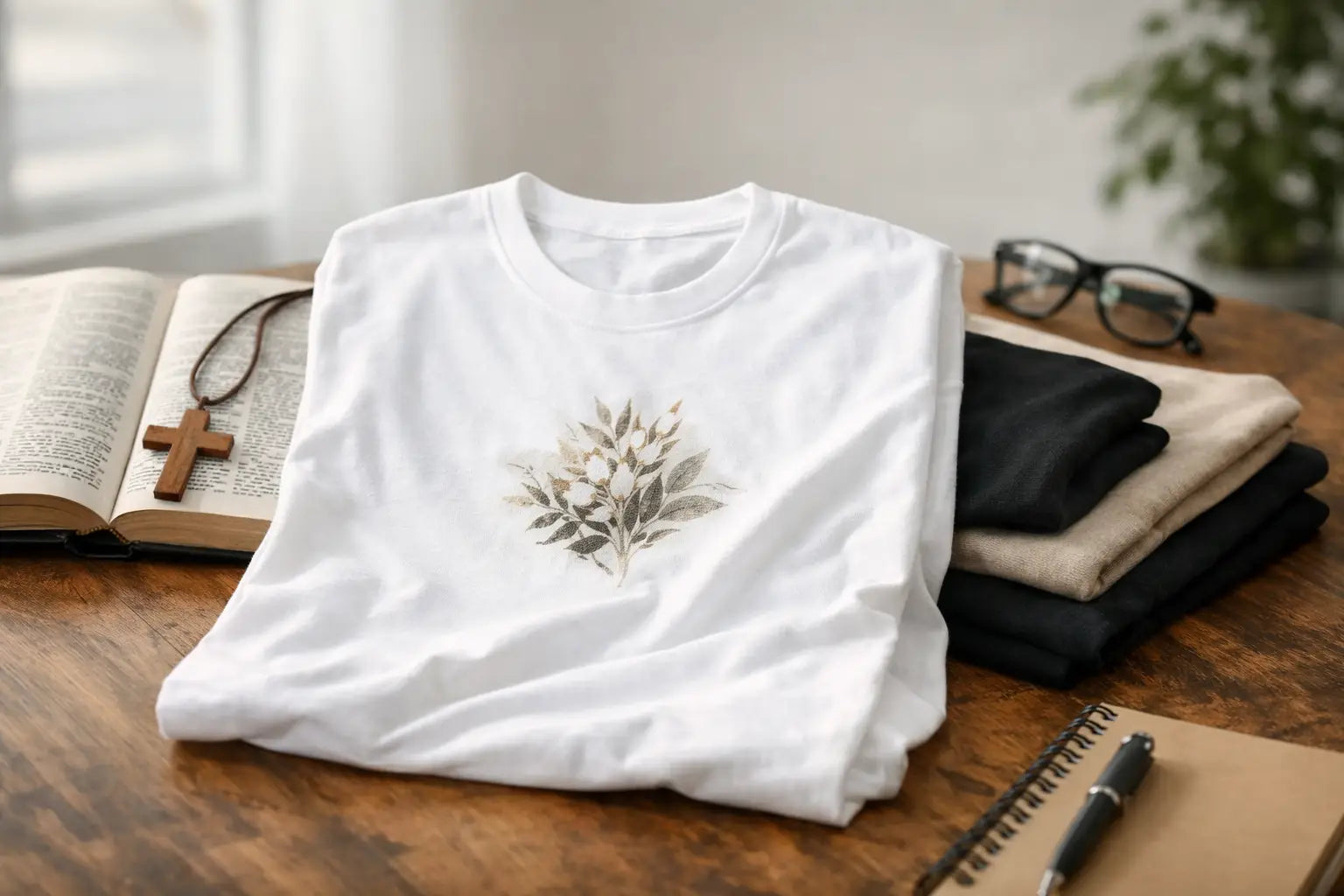 Welcher Bibelvers passt auf ein T-Shirt?